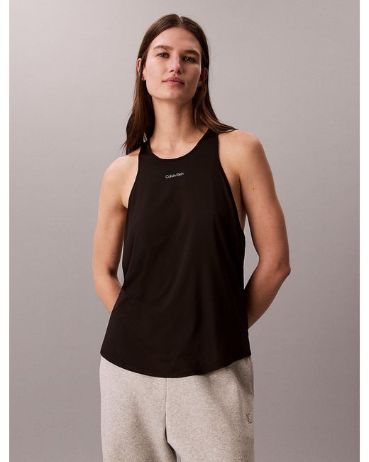 Calvin Klein Brown Tech Tank Top