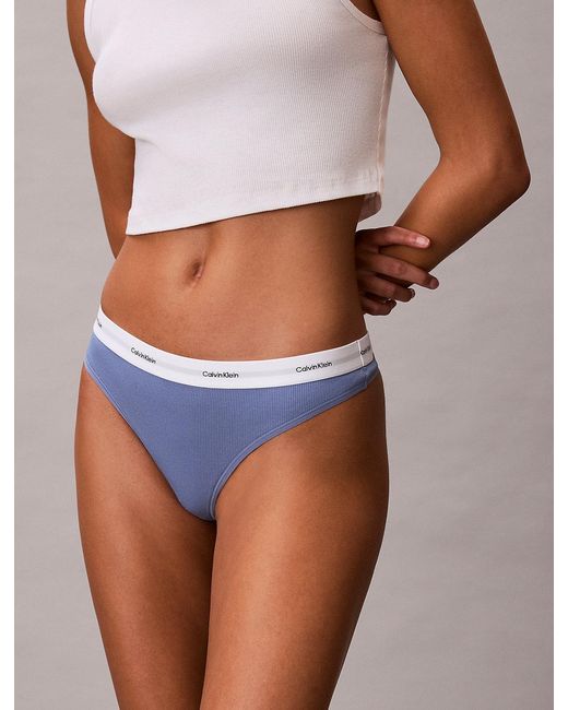 Calvin Klein White Thong