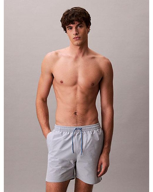 Calvin Klein Multicolor Medium Drawstring Swim Shorts for men
