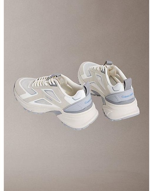 Calvin Klein Gray Trailblazer — Ripstop Runner Trainers