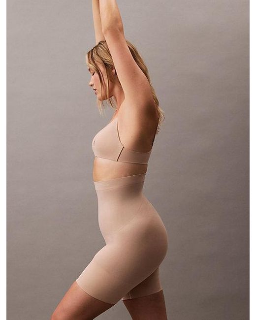 Calvin Klein Natural High Waisted Shapewear Shorts Secure Sculpt