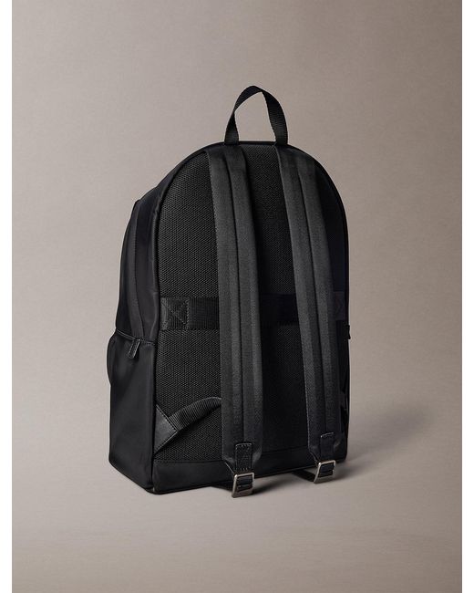 Calvin Klein Black Nylon Round Backpack for men