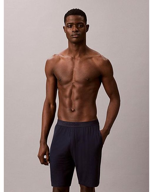 Calvin Klein Brown Pyjama Shorts Ultra Soft Modal for men