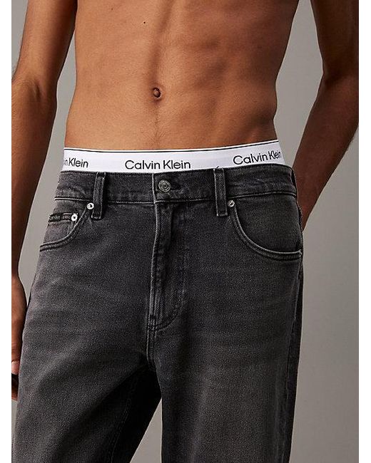 Calvin Klein Dad Jeans in het Multicolor voor heren