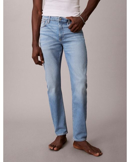 Calvin Klein Blue Slim Tapered Jeans for men