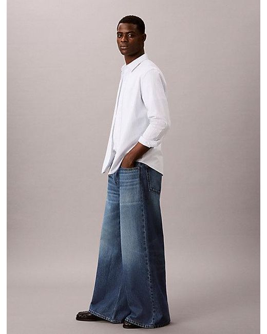 Calvin Klein Blue Jeans Extreme Baggy Jeans for men