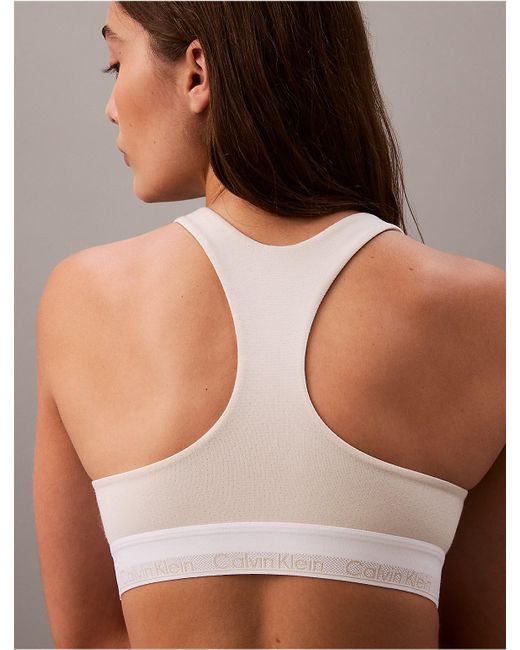 Calvin Klein Brown Icon Modal Mesh Unlined Bralette