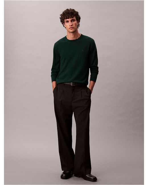 Calvin Klein Multicolor Merino Wool Classic Sweater for men