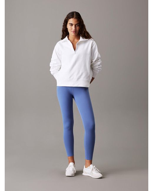 Calvin Klein White Fleece Sweatshirt