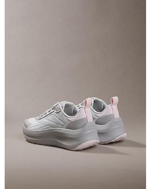 Calvin Klein Gray Ck Volumax Chunky Runner Trainers