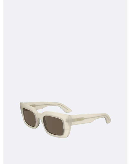 Calvin Klein White Naturals Modern Butterfly Sunglasses