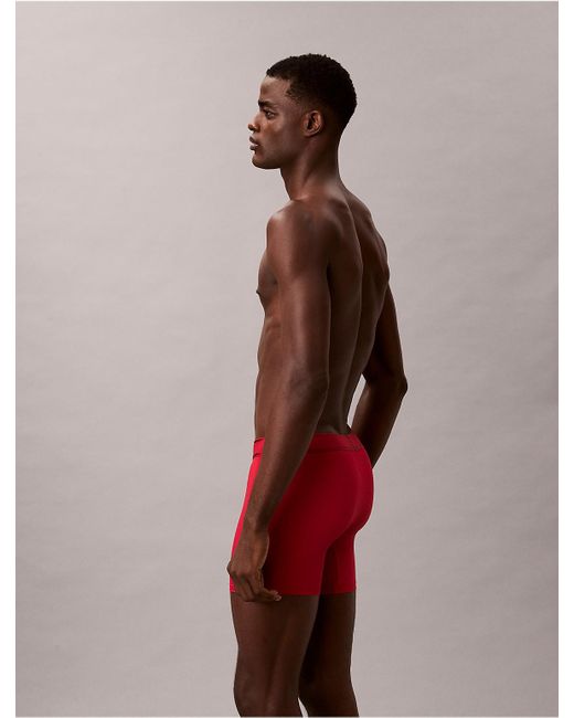 Calvin Klein Red Tonal Logo Boxer Brief for men