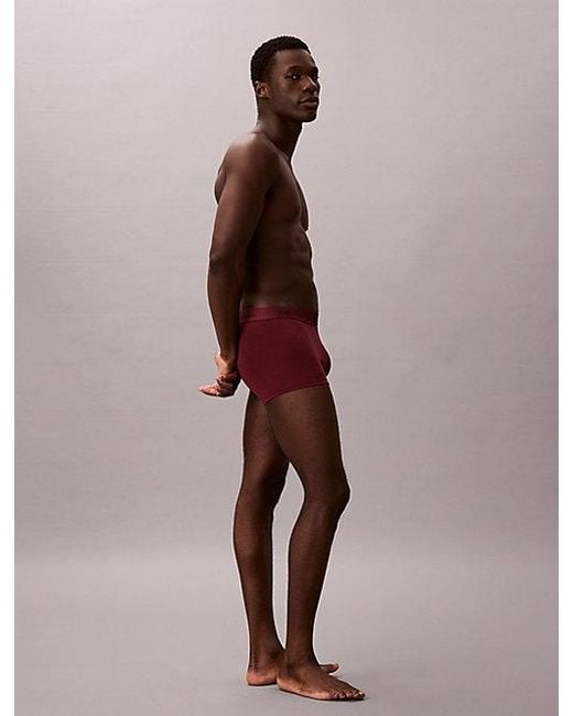 Calvin Klein Brown 3 Pack Trunks for men