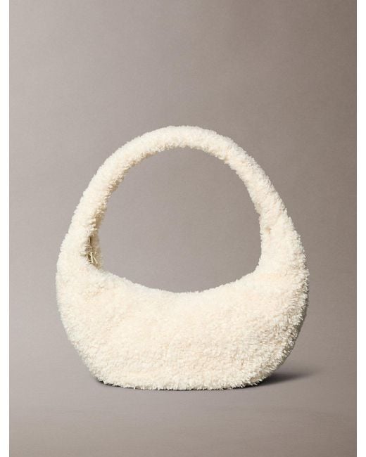 Borsa A Tracolla Grande Sherpa di Calvin Klein in Natural