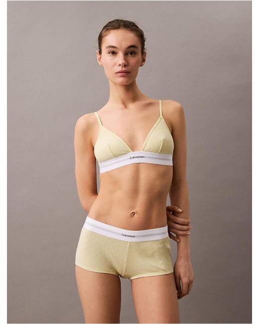 Calvin Klein Brown Unlined Triangle Bralette