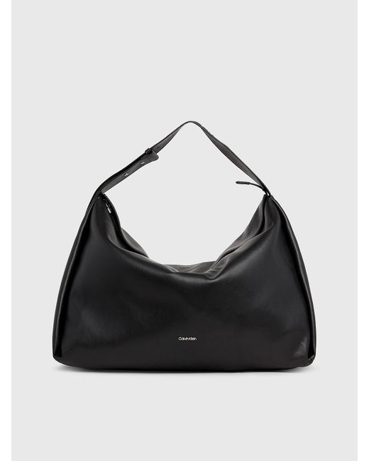 Calvin Klein Black Large Hobo Bag