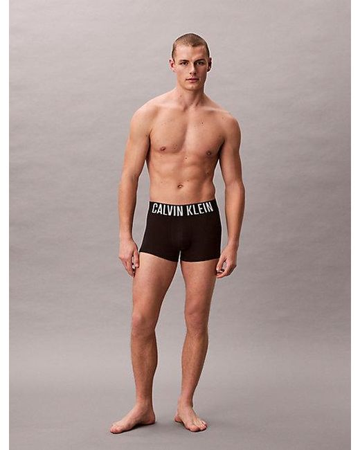 Calvin Klein Black Calvin Klein 3 Pack Intense Power Trunks for men