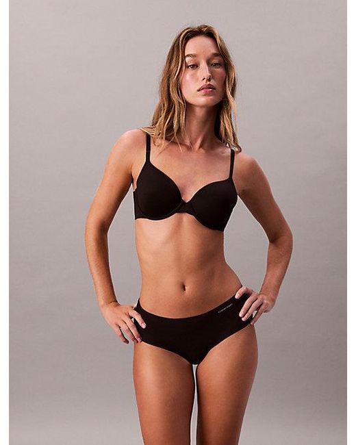 Calvin Klein Licht Gevoerde Volledige Bh in het Black