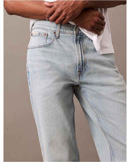 Calvin Klein Natural Calvin Klein 90S Straight Jeans for men