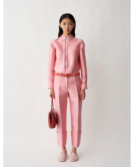 Calvin Klein Sophie Button-Down Overhemd in het Pink