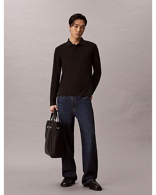 Calvin Klein Gray Laptop Tote Bag for men