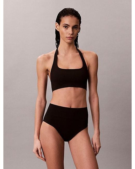 Calvin Klein Black Shapewear Bikini Bottoms Ck Icon