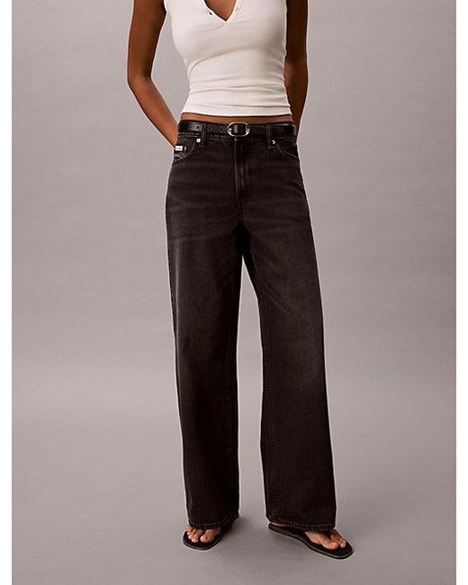 Calvin Klein Multicolor Jeans Low Rise Baggy Jeans