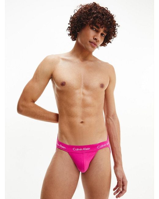 Calvin Klein 5 Pack Jock Straps Pride in Orange for Men Lyst UK
