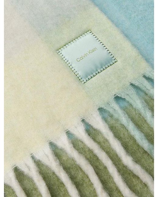 Calvin Klein Multicolor Soft Warm Checkered Scarf for men