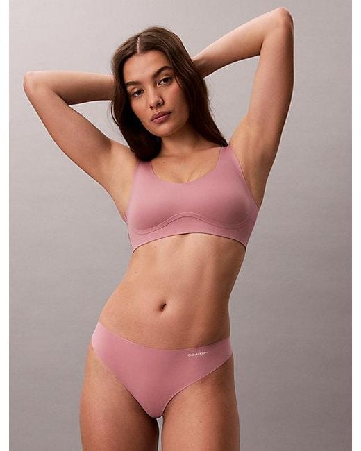 Calvin Klein Purple Soft Wire Bralette Invisibles