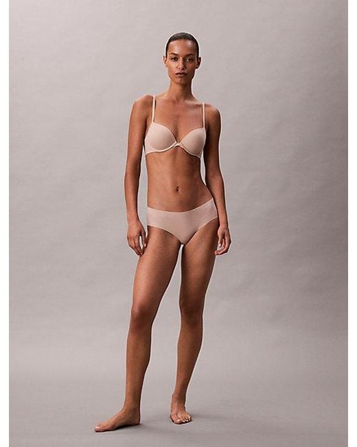 Calvin Klein Brown Push Up Plunge Bra Perfectly Fit