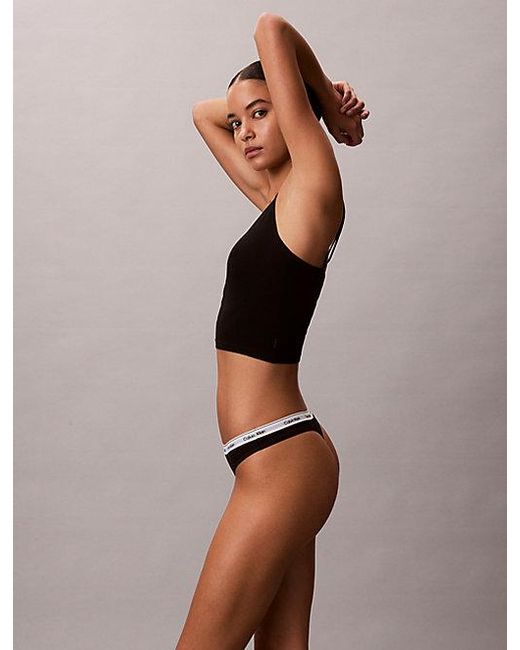 Calvin Klein 5-Pack Gemixte Strings in het Black