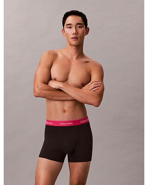 Calvin Klein Multicolor 3 Pack Relaxed Trunks for men