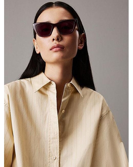 Calvin Klein Blue Butterfly Sunglasses