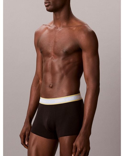 Calvin Klein Gray 3 Pack Trunks for men