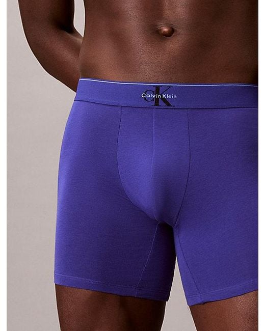 Calvin Klein Blue Boxer Briefs for men