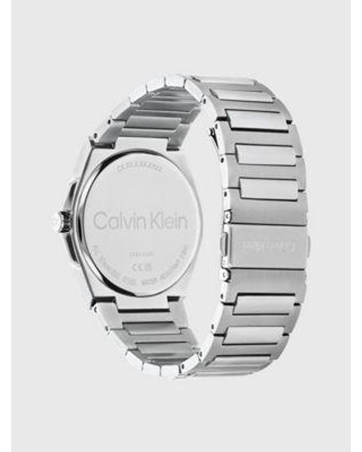 Calvin Klein Horloge - Meta Minimal in het Gray voor heren