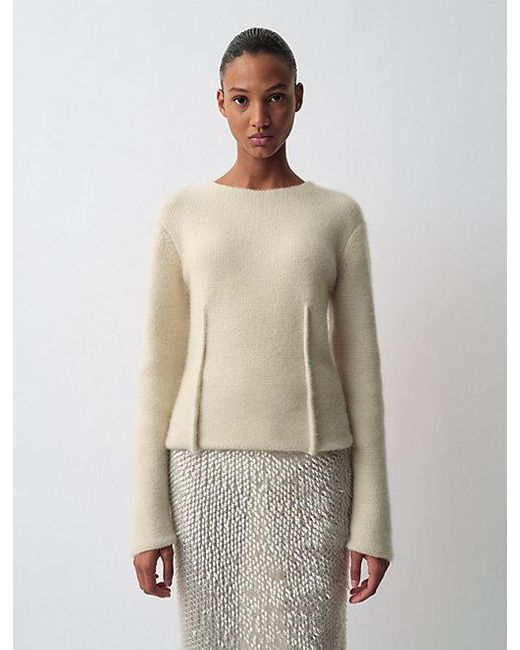Calvin Klein Natural Maggie Cashmere Jumper