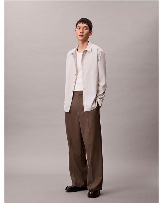 Calvin Klein Natural Tech Poplin Button-Down Shirt for men