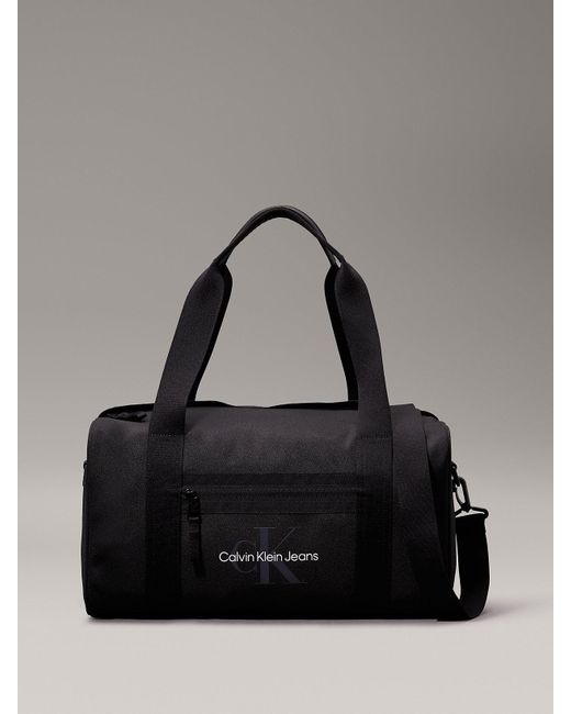 Calvin Klein Black Logo Duffle Bag for men