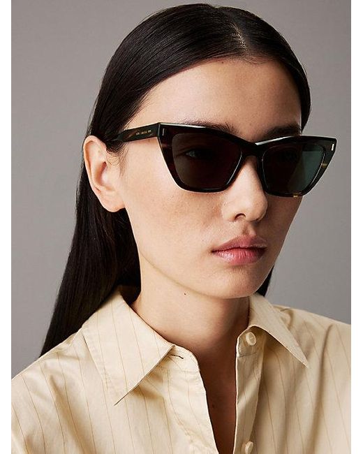 Calvin Klein Black Butterfly Sunglasses