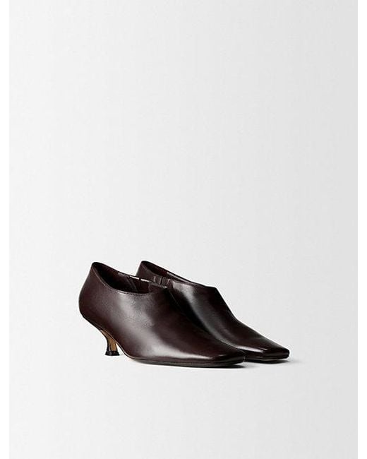 Calvin Klein White Anna Leather Ankle Boot