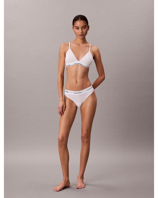 String Calvin Klein en coloris White
