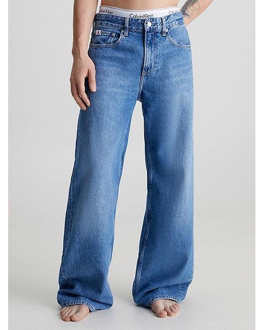 Calvin Klein 90's Loose Fit Jeans in het Blauw voor heren | Lyst NL