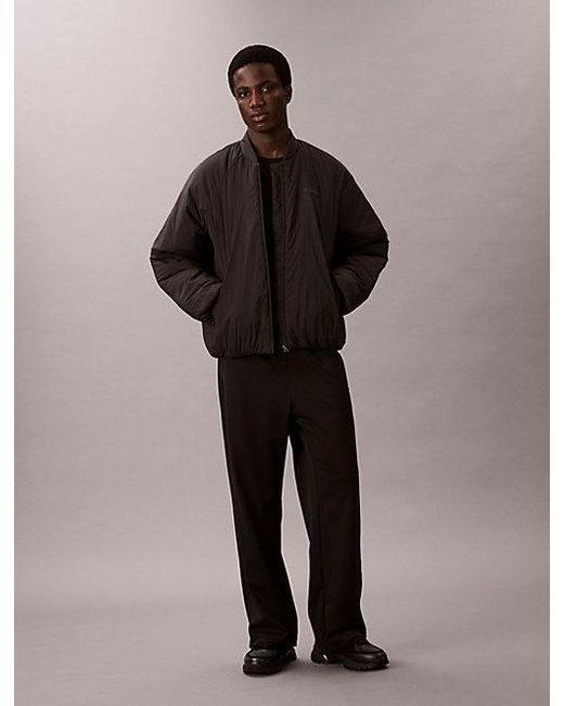 Calvin Klein Brown Sport Commuter Bomber Jacket for men