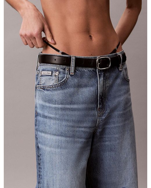 Calvin Klein Blue String Tanga