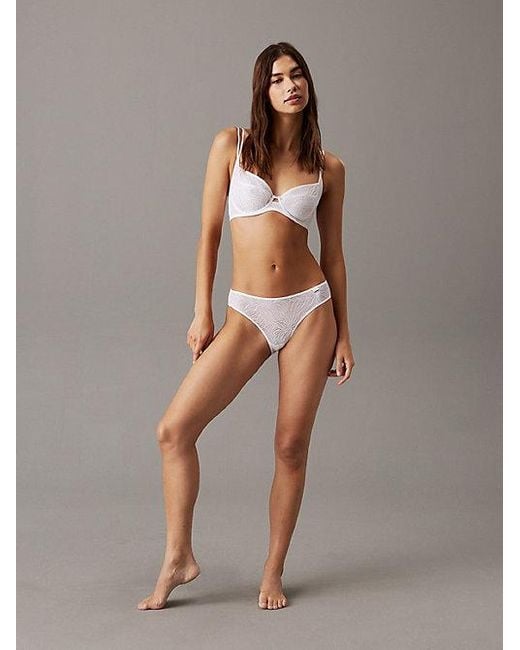 Calvin Klein Beha Met Volledige Dekking in het Brown