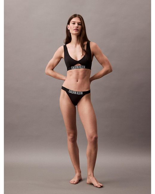 Calvin Klein Black Bralette Bikini Top