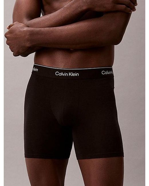 Calvin Klein 5-Pack Boxer Briefs in het Blue voor heren