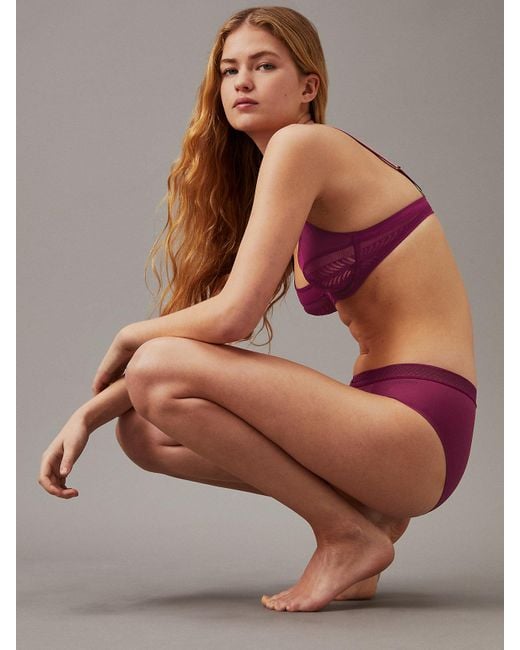 Culottes - Seductive Comfort Calvin Klein en coloris Purple